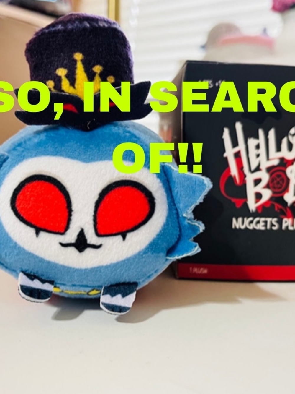 ISO Helluva Boss Stolas Nuggets Plush